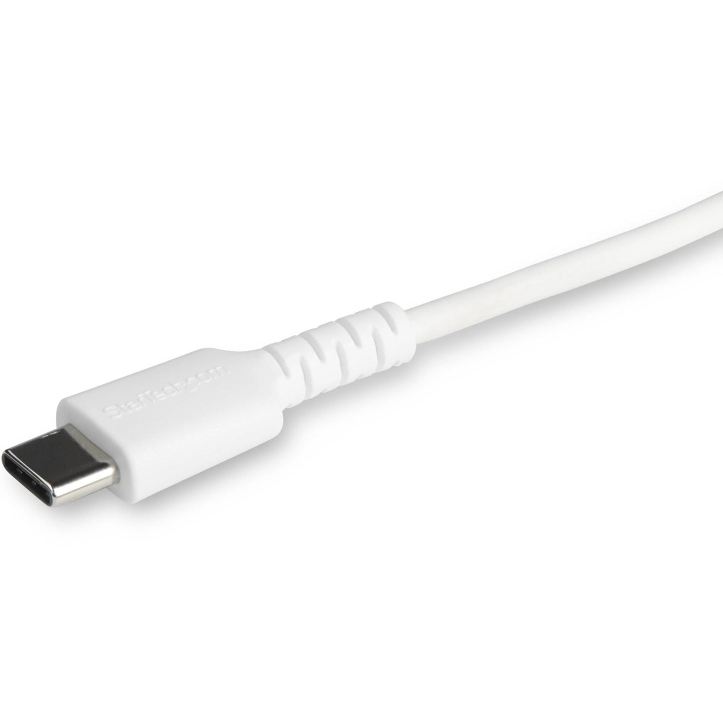 StarTech.com 3 foot/1m Durable White USB-C to Lightning Cable Rugged Heavy Duty Charging/Sync Cable for Apple iPhone/iPad MFi Certified