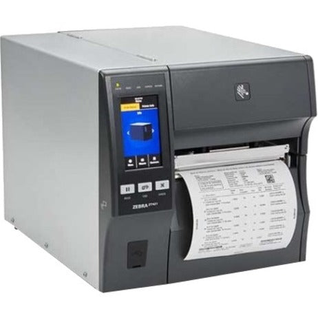 Zebra ZT421 Industrial Direct Thermal/Thermal Transfer Printer - Monochrome - Label Print - Ethernet - USB - Serial - Bluetooth