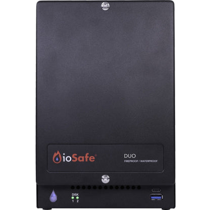 ioSafe Duo 8TB RAID 1 USB 3.2 Fireproof/Waterproof Desktop Hard Drive