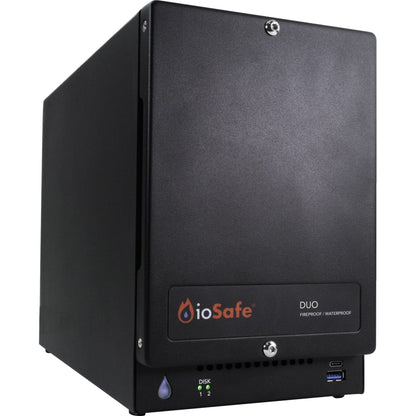 ioSafe Duo 8TB RAID 1 USB 3.2 Fireproof/Waterproof Desktop Hard Drive