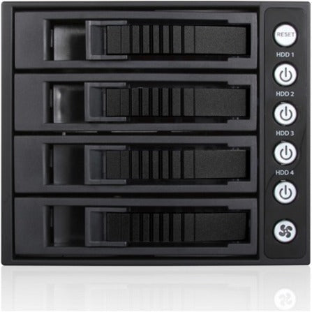 iStarUSA BPU-340MS Drive Enclosure for 5.25" - Mini-SAS Host Interface - Black