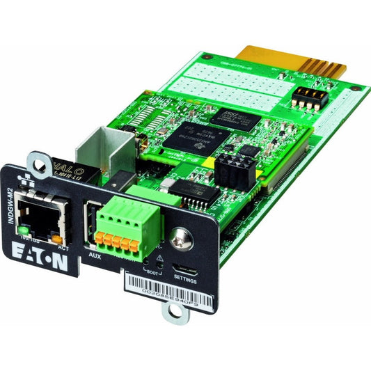 Eaton Cybersecure Gigabit Industrial Gateway Card for UPS and PDU UL 2900-1 and IEC 62443-4-2 Certified