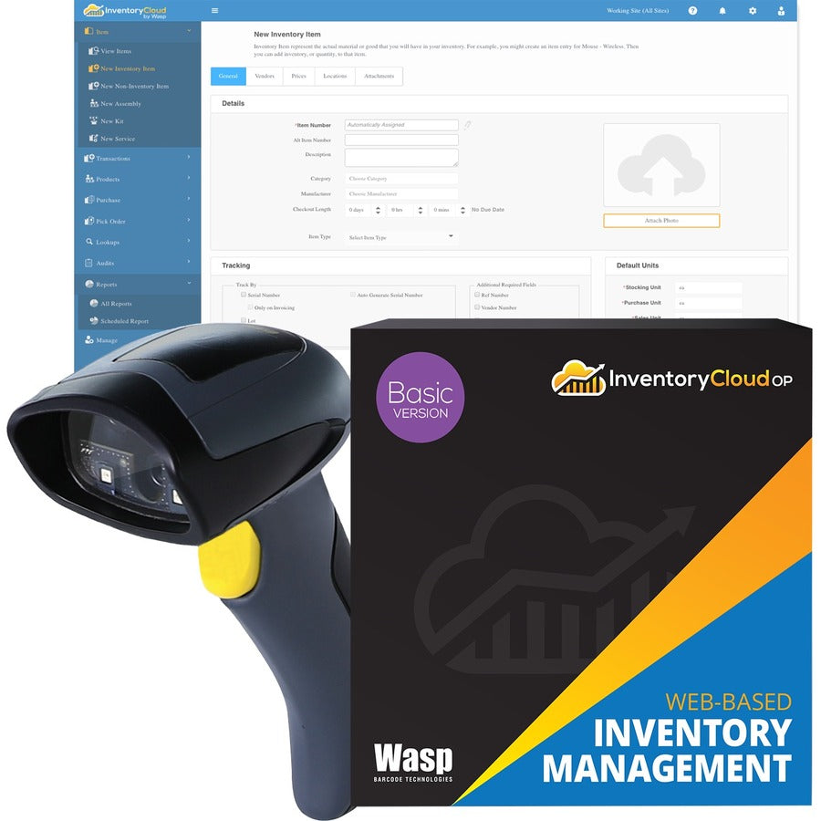 Wasp WWS650 Desktop Barcode Scanner