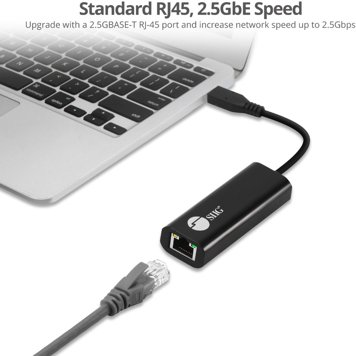 SIIG USB-C to 2.5G Ethernet Adapter