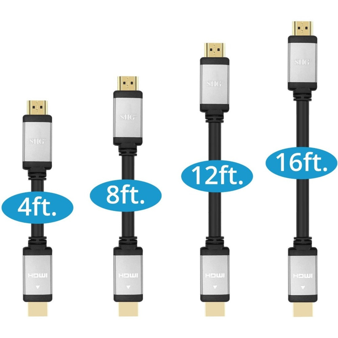 SIIG Ultra High Speed HDMI Cable - 4ft