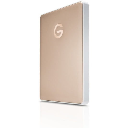 G-Technology G-DRIVE mobile 2 TB Portable Hard Drive - External - Gold