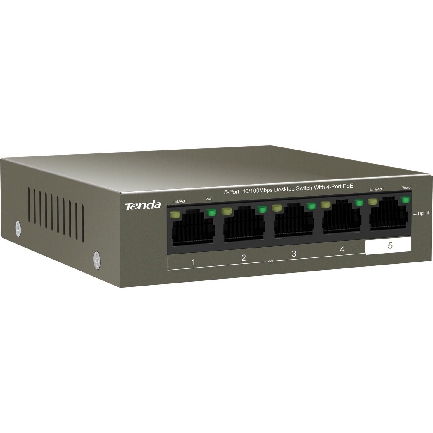 Tenda 5-Port 10/100Mbps Desktop Switch With 4-Port PoE