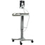 CTA Digital Height-Adjustable Rolling Security Medical Workstation Cart for 7-14 Inch Tablets