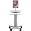 CTA Digital Height-Adjustable Rolling Security Medical Workstation Cart for 7-14 Inch Tablets