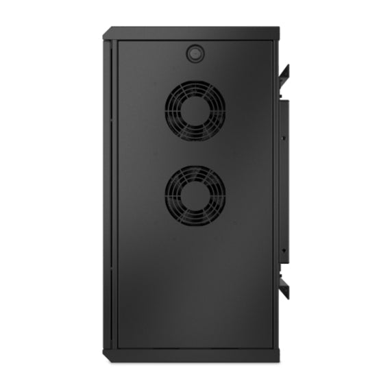 APC by Schneider Electric NetShelter WX 6U Low-Profile Wall Mount Enclosure 120V Fans