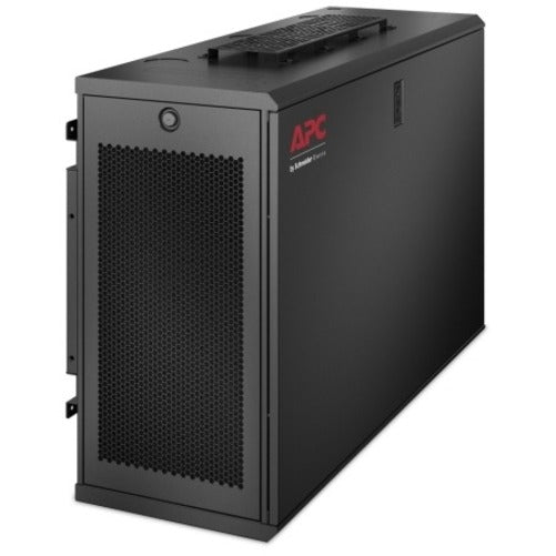 APC by Schneider Electric NetShelter WX 6U Low-Profile Wall Mount Enclosure 120V Fans