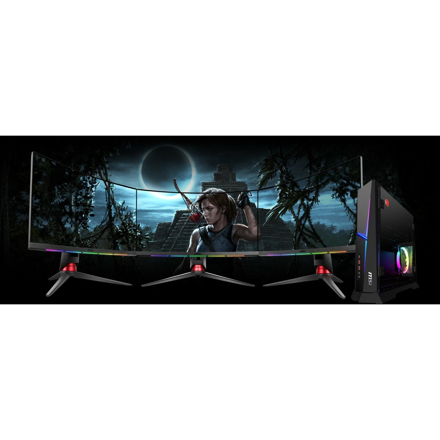 MSI Trident X Plus 9th 9SE-464US Gaming Desktop Computer - Intel Core i7 9th Gen i7-9700KF 3.60 GHz - 16 GB RAM DDR4 SDRAM - 512 GB SSD - Tiny