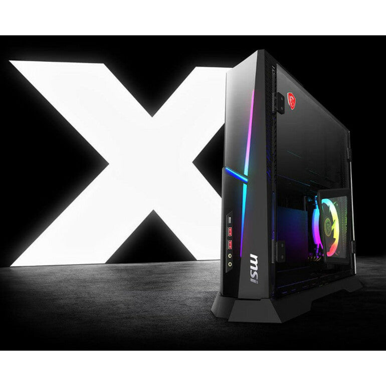 MSI Trident X Plus 9th 9SE-464US Gaming Desktop Computer - Intel Core i7 9th Gen i7-9700KF 3.60 GHz - 16 GB RAM DDR4 SDRAM - 512 GB SSD - Tiny