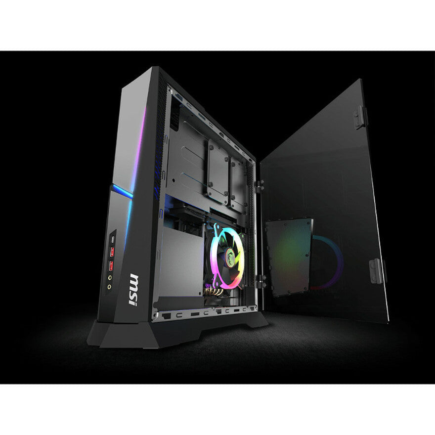 MSI Trident X Plus 9th 9SE-464US Gaming Desktop Computer - Intel Core i7 9th Gen i7-9700KF 3.60 GHz - 16 GB RAM DDR4 SDRAM - 512 GB SSD - Tiny