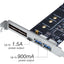 SIIG USB 3.0 Type-C & Type-A 3-Port PCIe Card with M.2 SATA SSD Adapter