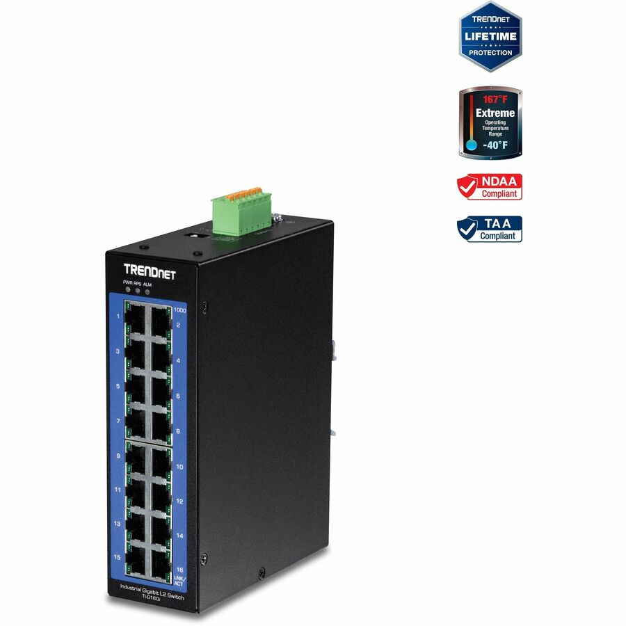 16-PORT INDUSTRIAL SWITCH      