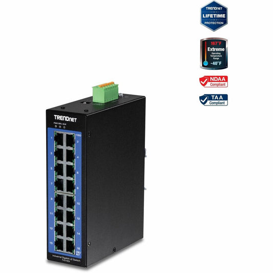 16-PORT INDUSTRIAL SWITCH      
