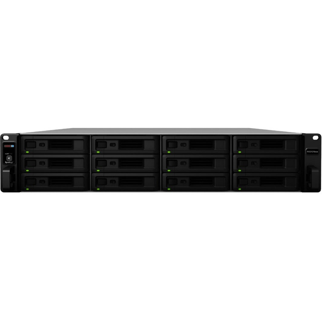 Synology RXD1219SAS Drive Enclosure Serial Attached SCSI (SAS) - Mini-SAS HD Host Interface - 2U Rack-mountable