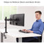 REFLEX DUAL MONITOR ARM        