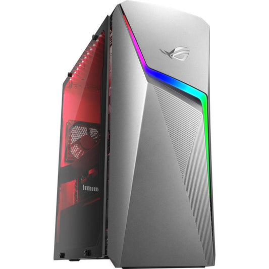 Asus ROG Strix GL10DH-AH762 Gaming Desktop Computer - AMD Ryzen 7 3700X Octa-core (8 Core) 3.60 GHz - 16 GB RAM DDR4 SDRAM - 512 GB M.2 PCI Express NVMe SSD - Mid-tower - Iron Gray