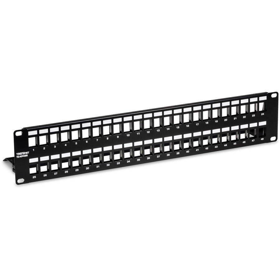 48-PORT BLANK KEYSTONE SHIELDED