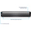 48-PORT BLANK KEYSTONE SHIELDED