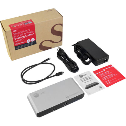 SIIG Thunderbolt 3 Dual DP 4K Video Docking Station with PD - Titan Ridge