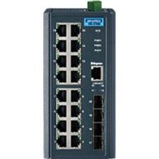 Advantech 16GE+4SFP Port Gigabit Unmanaged Industrial Switch