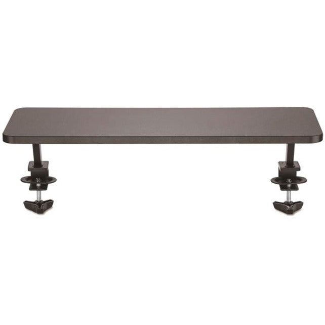 StarTech.com Monitor Riser Stand - Clamp-on Monitor Shelf for Desk - Extra Wide 25.6"/65 cm - For up to 34" Monitors - Black (MNRISERCLMP)