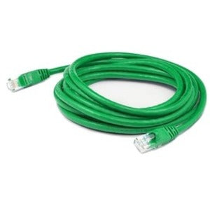 AddOn 5ft RJ-45 (Male) to RJ-45 (Male) Green Cat6A UTP PVC Copper Patch Cable