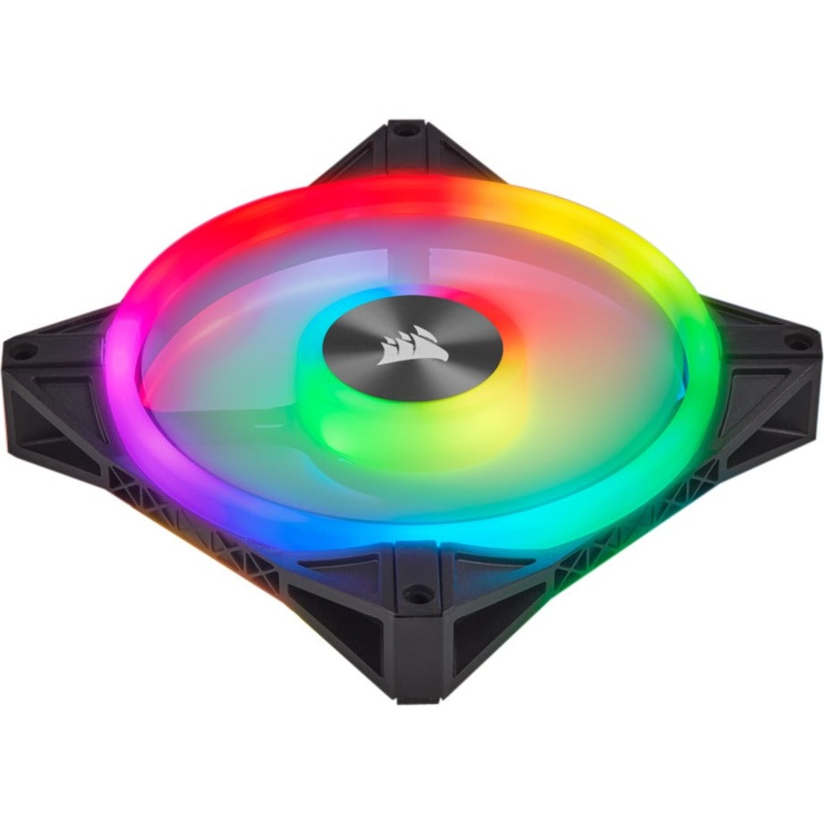 Corsair iCUE QL120 RGB 120mm PWM Triple Fan With Lighting Node CORE - 3 Pack