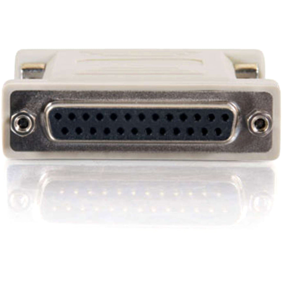 C2G DB25 Male to DB25 Female Null Modem Adapter