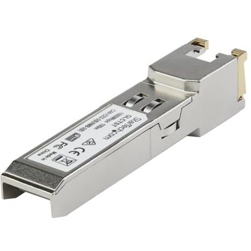 StarTech.com Juniper SFP-1GE-FE-E-T Compatible SFP Module - 1000BASE-T - 1GE Gigabit Ethernet SFP to RJ45 Cat6/Cat5e Transceiver - 100m