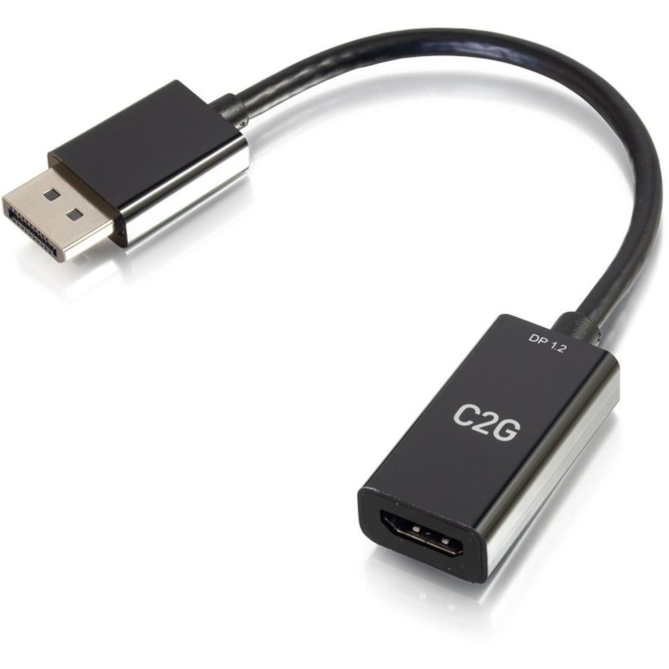 C2G 8in 4K DisplayPort to HDMI Adapter Converter - M/F