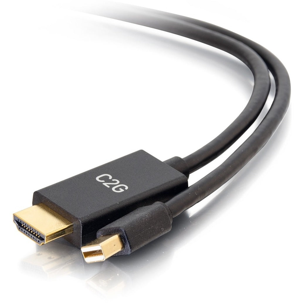 C2G 10ft 4K Mini DisplayPort to HDMI Cable - Passive - Black - M/M