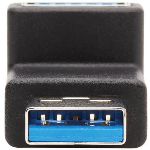 Tripp Lite USB 3.0 SuperSpeed Adapter - USB-A to USB-A M/F Up Angle Black