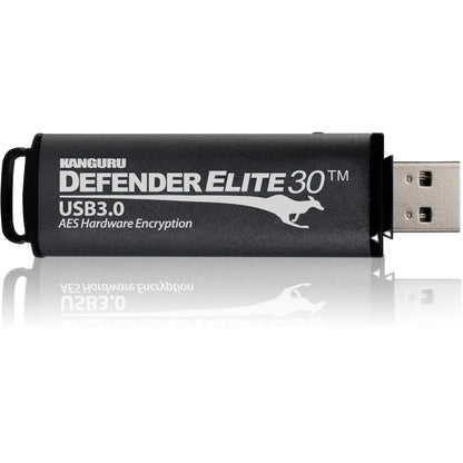 Kanguru Defender Elite30 Hardware Encrypted Secure SuperSpeed USB 3.0 Flash Drive 256G