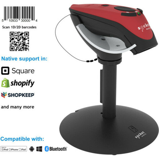 Socket Mobile DuraScan D740 Universal Barcode Scanner v20