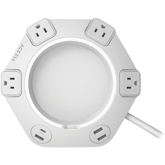 POWER OFFICE 4 OUTLET USB A+C 8