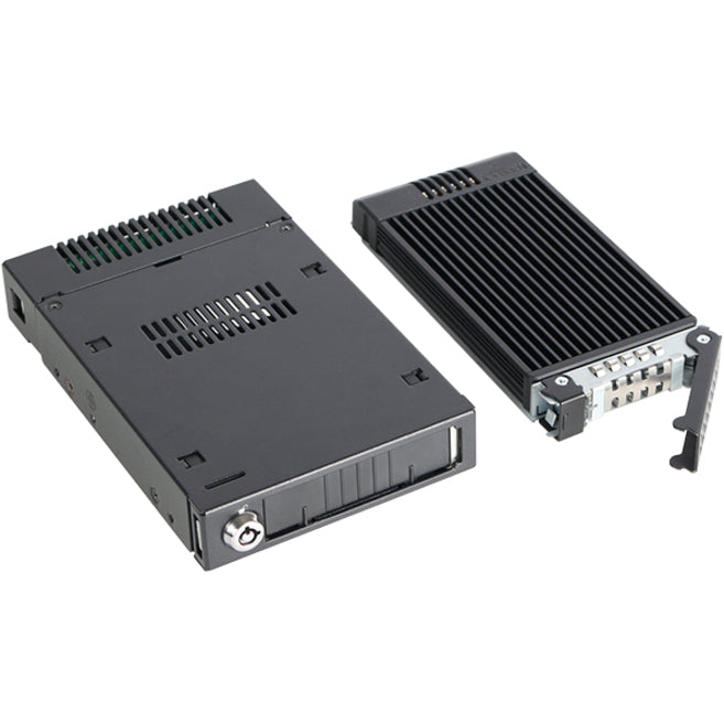 Icy Dock ToughArmor MB601M2K-1B Drive Bay Adapter for 3.5" M.2 SATA/600 PCI Express NVMe - U.2 (SFF-8639) Host Interface Internal - Black