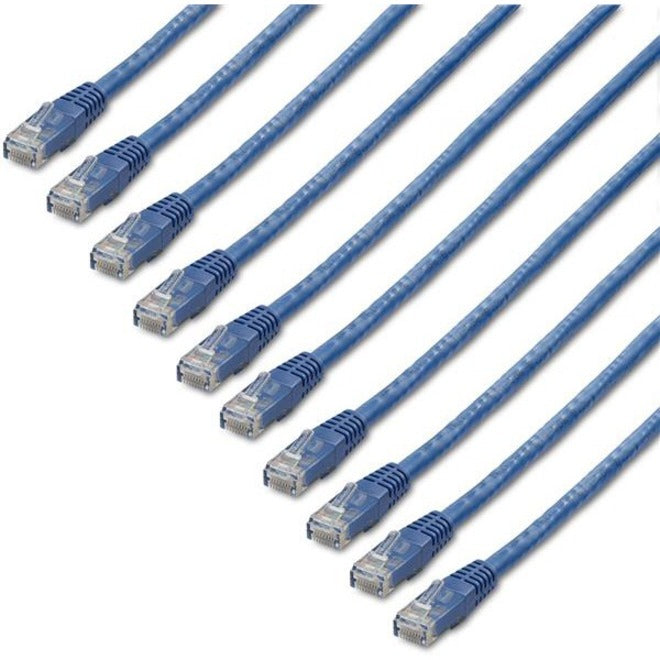 6FT BLACK CAT6 CABLE 10 PACK   