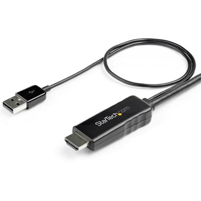StarTech.com 10 ft. (3 m) HDMI to DisplayPort Cable - 4K 30Hz - USB-powered - Active HDMI to DisplayPort Cable (HD2DPMM10)