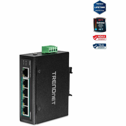 5-PORT INDUSTRIAL GIGABIT POE+ 