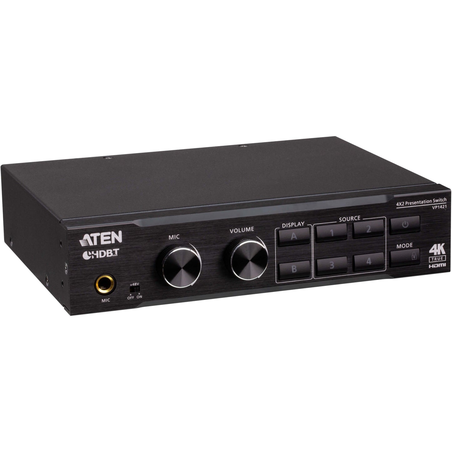 ATEN 4 x 2 True 4K Presentation Matrix Switch with Scaling DSP and HDBaseT-Lite