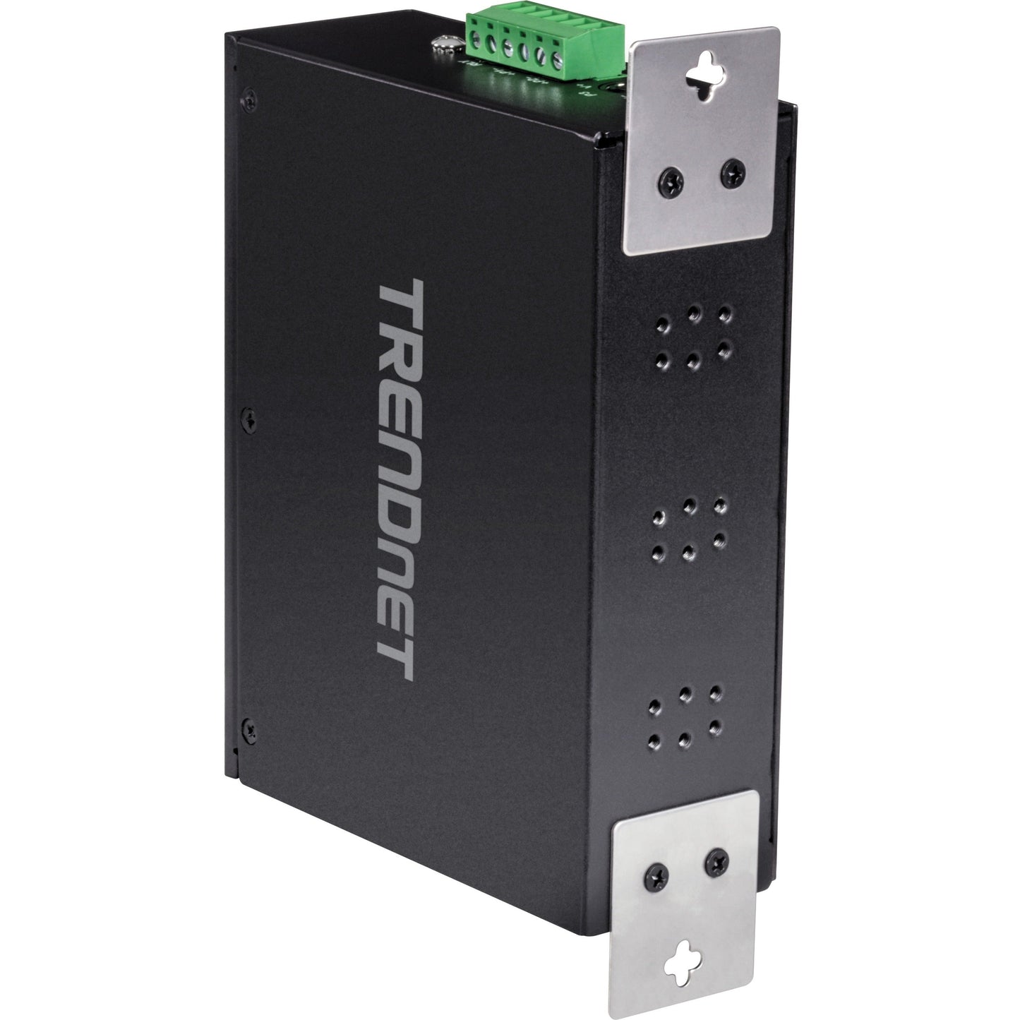 TRENDnet 16-Port Hardened Industrial Unmanaged Gigabit DIN-Rail Switch; TI-G162; 14 x Gigabit Ports; 2 x Gigabit SFP Slots;32Gbps Switching Capacity; IP30 Ethernet Network Switch; Lifetime Protection