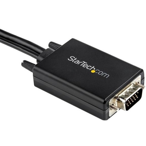 StarTech.com 2m VGA to HDMI Converter Cable with USB Audio Support - 1080p Analog to Digital Video Adapter Cable - Male VGA to Male HDMI