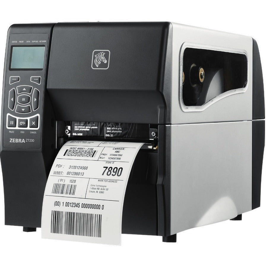 Zebra ZT230 Industrial Direct Thermal Printer - Monochrome - Label Print - USB - Serial