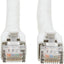 Tripp Lite Cat8 25G/40G Certified Snagless Shielded S/FTP Ethernet Cable (RJ45 M/M) PoE White 10 ft. (3.05 m)