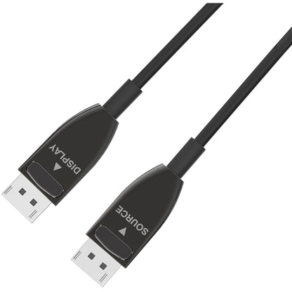 4XEM 15M 50FT Active Optical Fiber 1.4 DisplayPort Cable