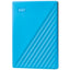 WD My Passport WDBYVG0010BBL-WESN 1 TB Portable Hard Drive - External - Sky